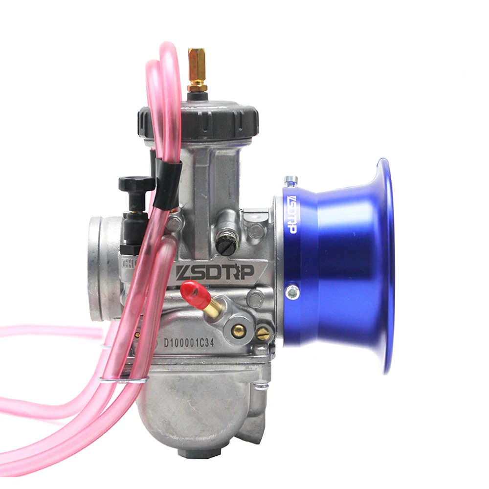ZSDTRP модифицированный мотоциклетный КАРБЮРАТОР 2 T/4 T PWK Carburador 34 36 38 40 42 мм с дроссельной заслонкой+ ручки+ воздушный фильтр