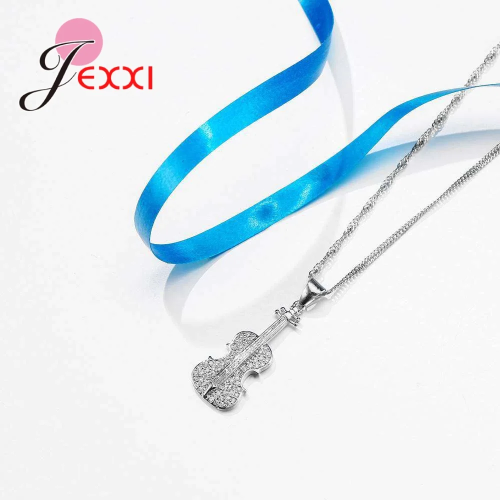 Бренд гитара Форма женщин AAA кубического циркония цепи ожерелья серьги ювелирные