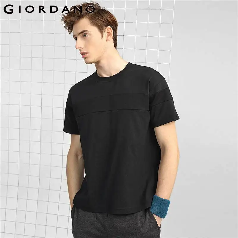 Giordano мужские быстросохнущие летние быстросохнущая футболка Мужские дышащие