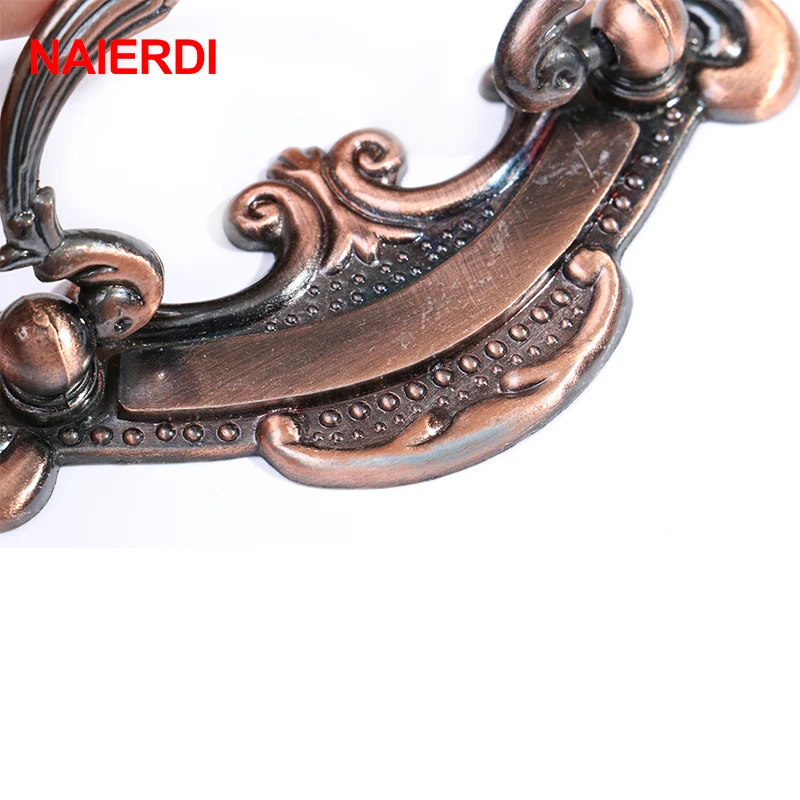 NAIERDI бронзовые европейские ручки для кухонного шкафа дверного выдвижные ящики