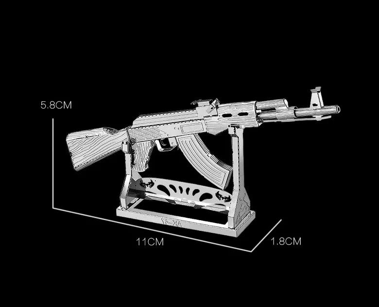 Атаман Танк MK50 модель 1:100 хкнаньюань 3d металлическая головоломка креативные игрушки развивающая ручная способность Сделай Сам тренировать свой ум - Цвет: W11107AK