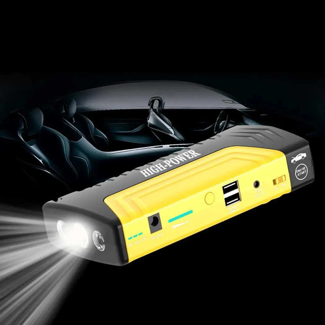 12 В автомобильный Jumper Starter аварийный внешний аккумулятор 4 USB Автомобильное