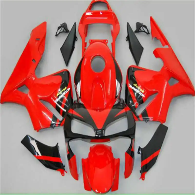 

L36-100% Fit mold body for CBR600RR F5 03 04 CBR 600RR 03-04 CBR600 RR 2003 2004 red black fairing kit