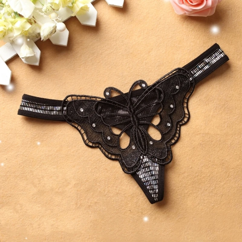 Женское нижнее белье G string сексуальные кружевные стринги Butterfly Бесшовные