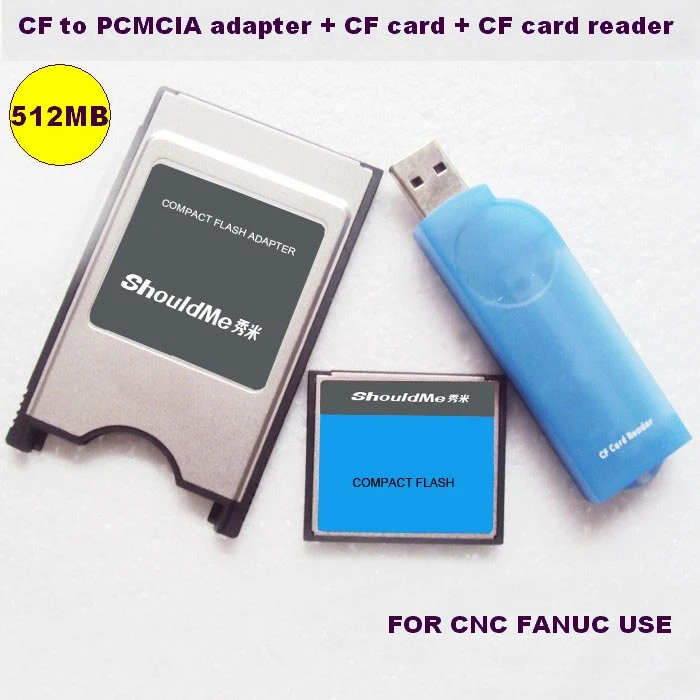 Адаптер CF карты 512 МБ PCMCIA и кардридер 3 в 1 комбинированный для промышленного