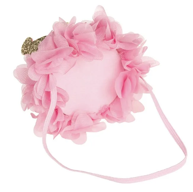 

1 Pcs Cute Girl One Two happy Birthday Lace flower Headband Crown Princess handmade Hairband Baby Shower decoration party SD66