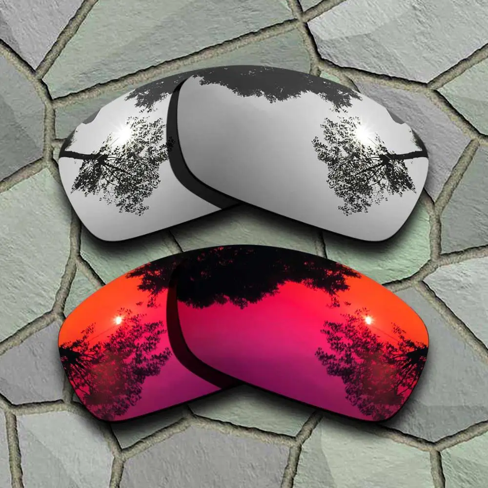 Солнцезащитные очки поляризованные Сменные линзы для Oakley Hijinx-variets - Цвет линз: Chrome-Violet Red