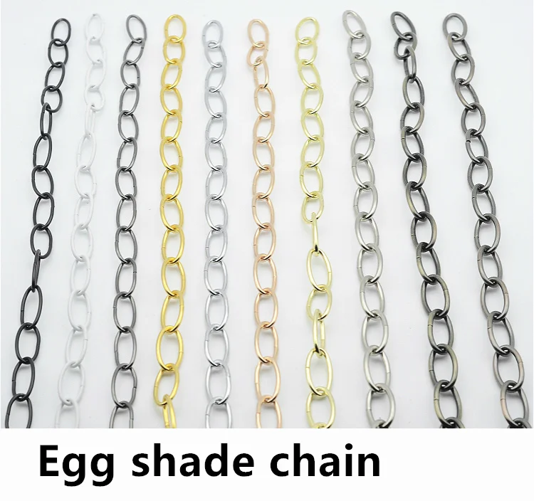 1 м железная цепочка в форме яйца для винтажной люстры Потолочная Роза подвесная