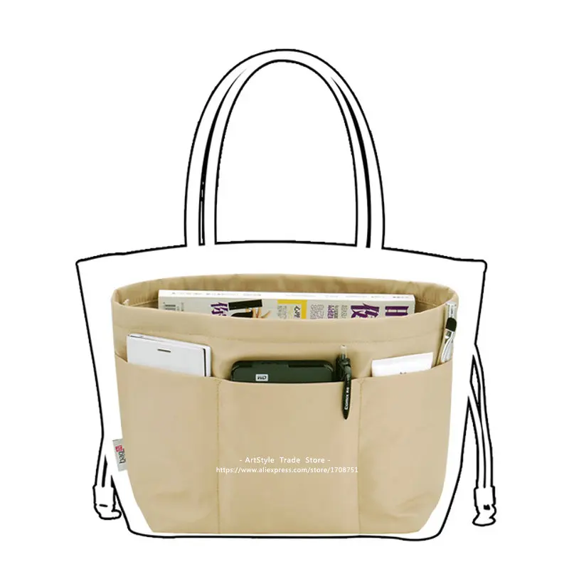 Женский Профессиональный Органайзер с карманами косметичка увеличивающая рост