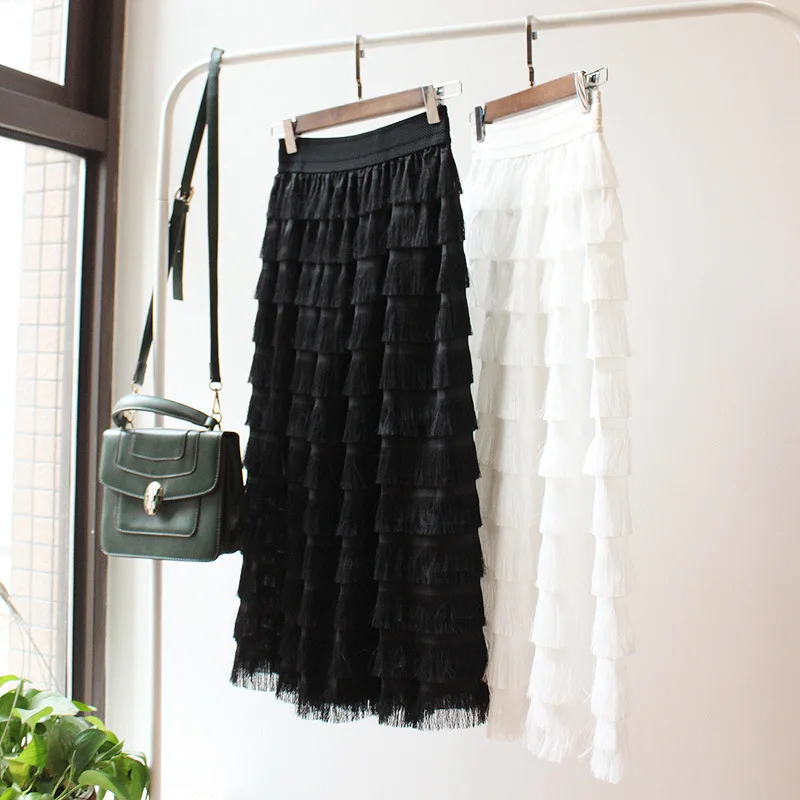 Новинка лета 2017 длинные юбки с кисточками Прямая поставка завода|long skirt|a long skirta