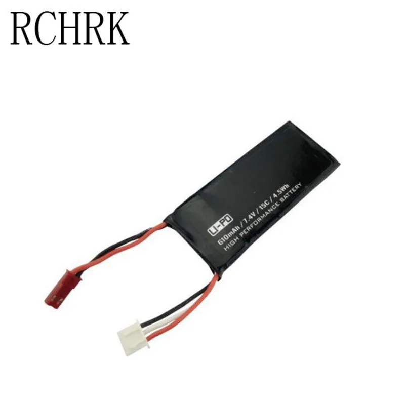 3PCS 7.4V 610mah Lithium Battery For Harperson H502S H502E Remote Control Aircraft Accessories | Игрушки и хобби