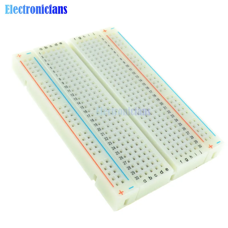 2 шт. 400 точек крепления отверстия универсальная макетная плата PCB без пайки
