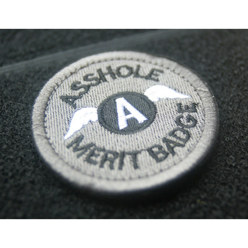 Нашивка с вышитыми нашивками в стиле милитари тактическая нарукавная повязка