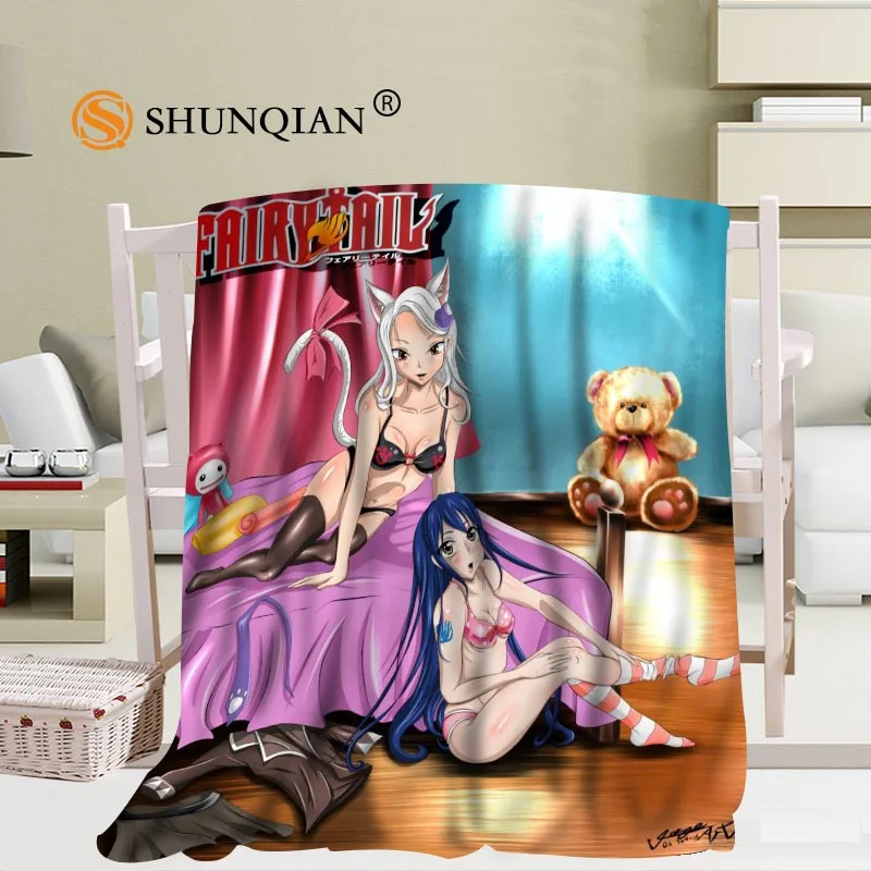 Miglior Personalizzato FAIRY TAIL Coperta Morbida Fai Da Te La Tua Foto Decorazione Camera Da Letto Dimensioni 56x80 Pollici, 50X60Inch,40X50Inch A7.10