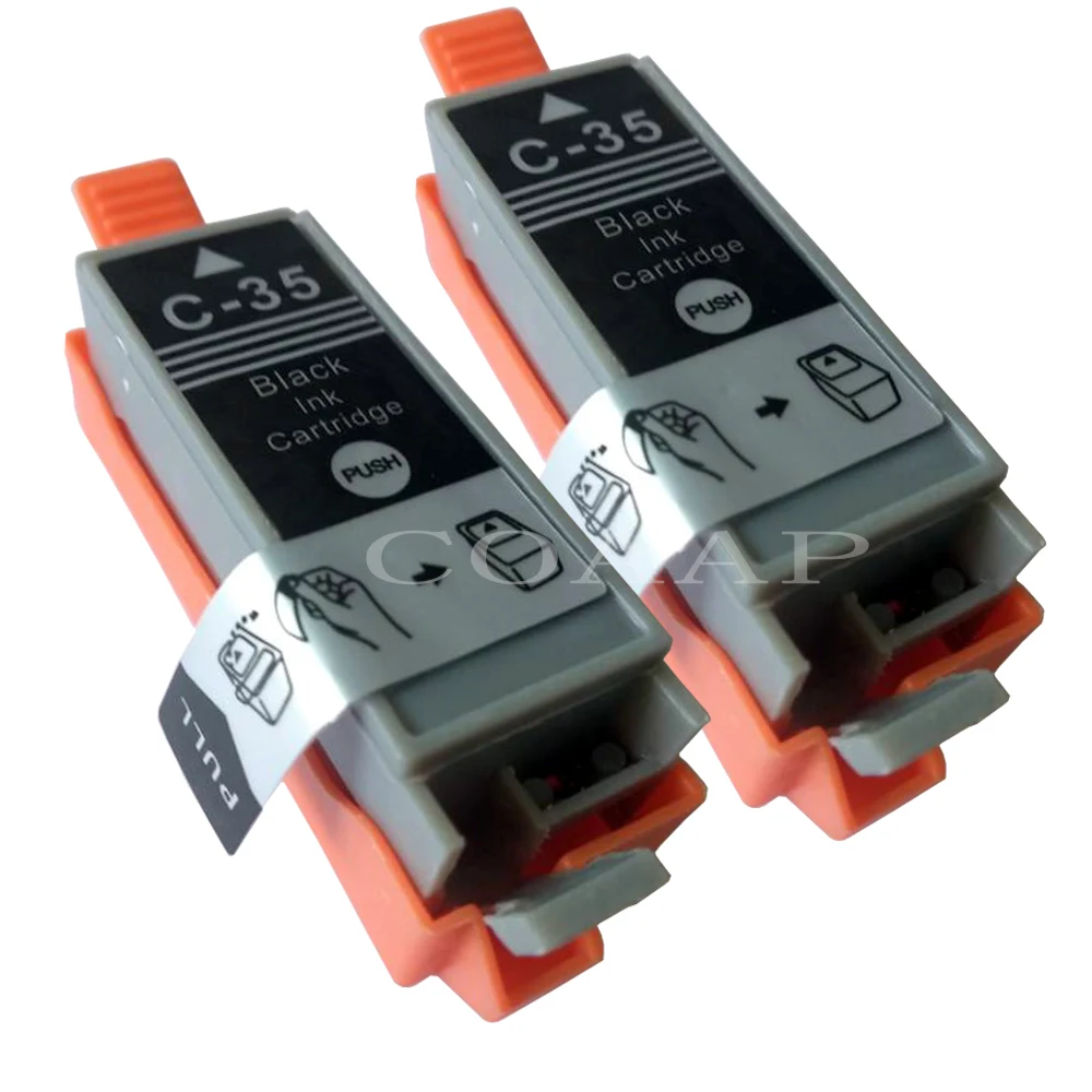 Черный pgi35 совместимый чернильный картридж для принтера Canon PGI 35 CLI 36 Pixma IP100 IP100B &