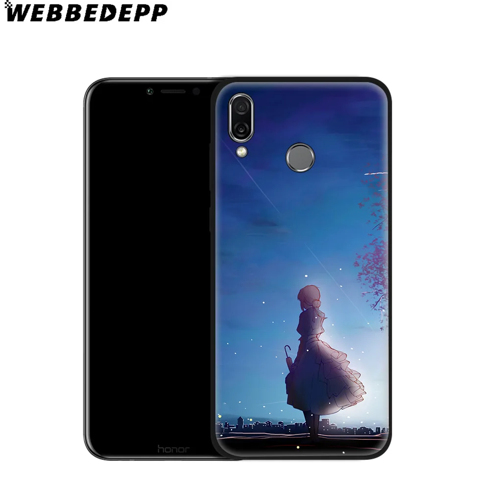Violet Evergarden Anime Soft Case for Huawei P8 P9 P10 P20 P30 Lite Pro P Smart Z Plus 2019 Y6 Prime 2018 2017 Mini |