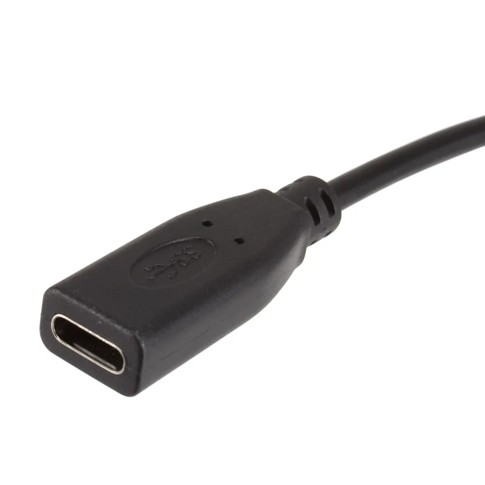 

90 Degree Micro USB Extension Data Cable Male to Type-C Female 20CM Charging Cable for Phones UY8