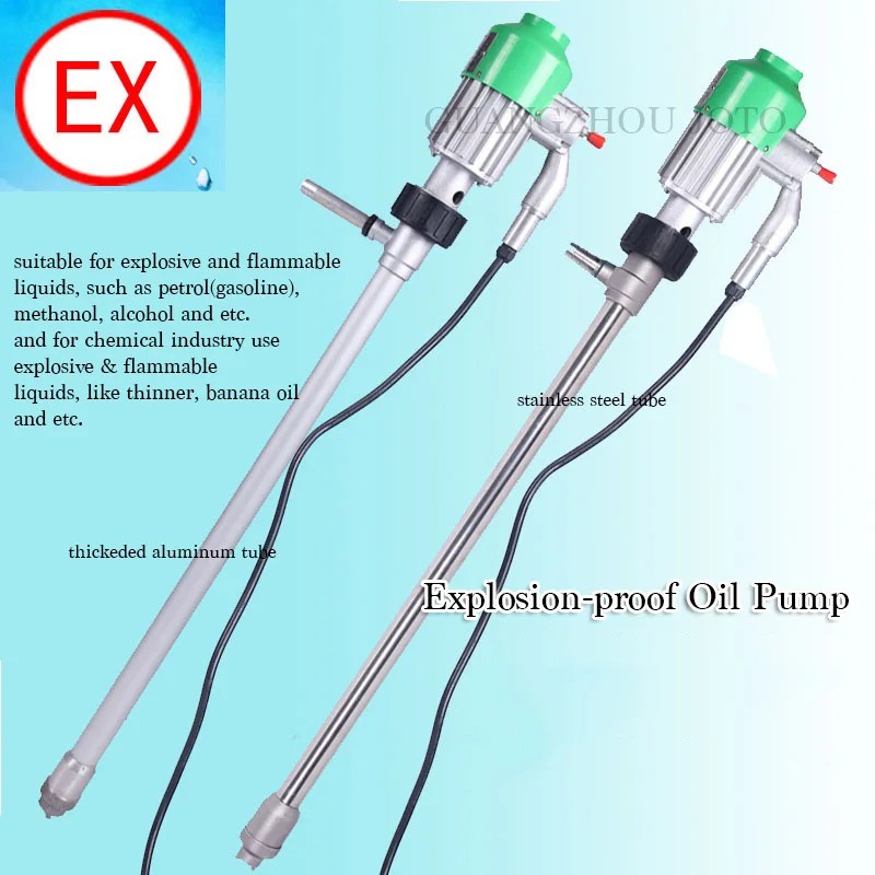 Взрывобезопасный насос из нержавеющей стали 220 В Электрический алюминиевый