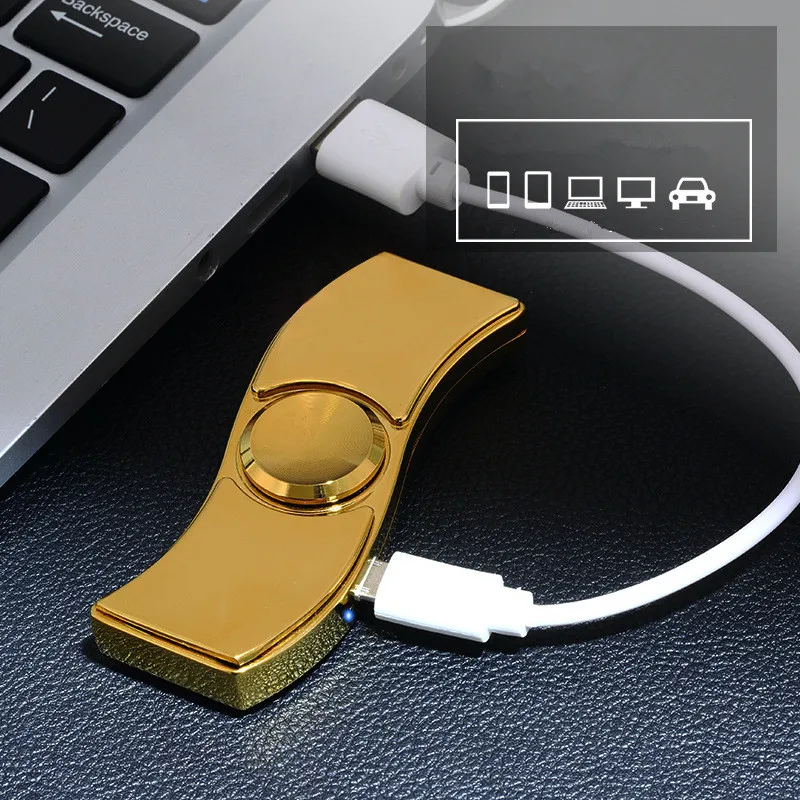 Светодиодный Непоседа счетчик легче цинковый сплав USB Электрический