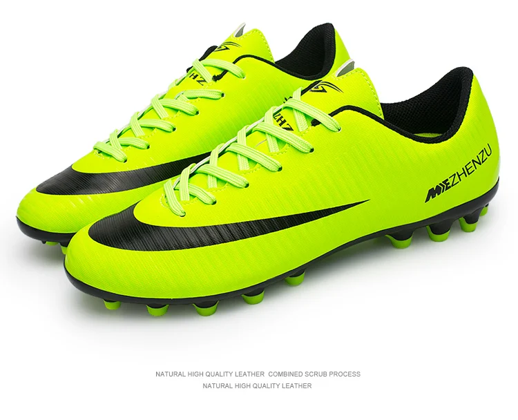 Zhenzu футбольные ботинки футболки мужские запонки бутсы Chuteiras Botas De Futbol voetbalschoenen для женщин и взрослых