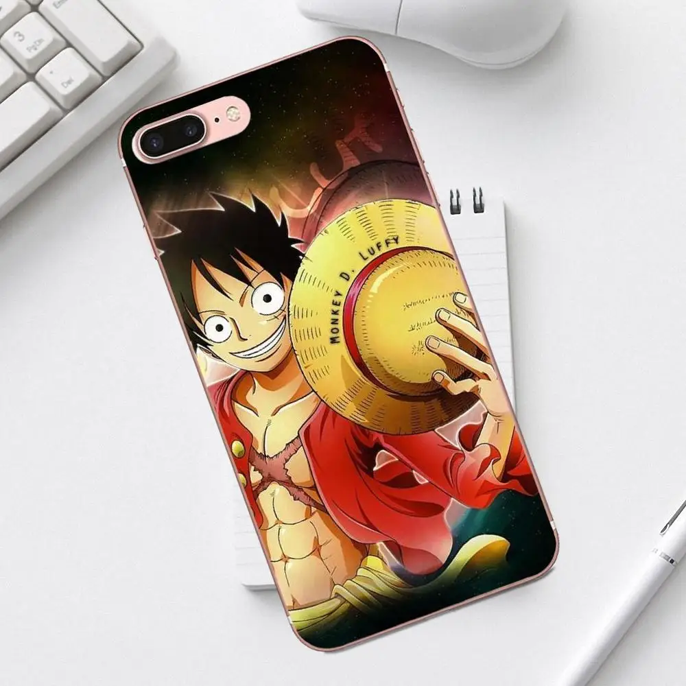 Qdowpz ТПУ чехол для iPhone 4 4S 5 5C SE 6 6S 7 8 Plus X XS Max XR Galaxy A3 A5 J1 J3 J5 J7 2017 Луффи ремень