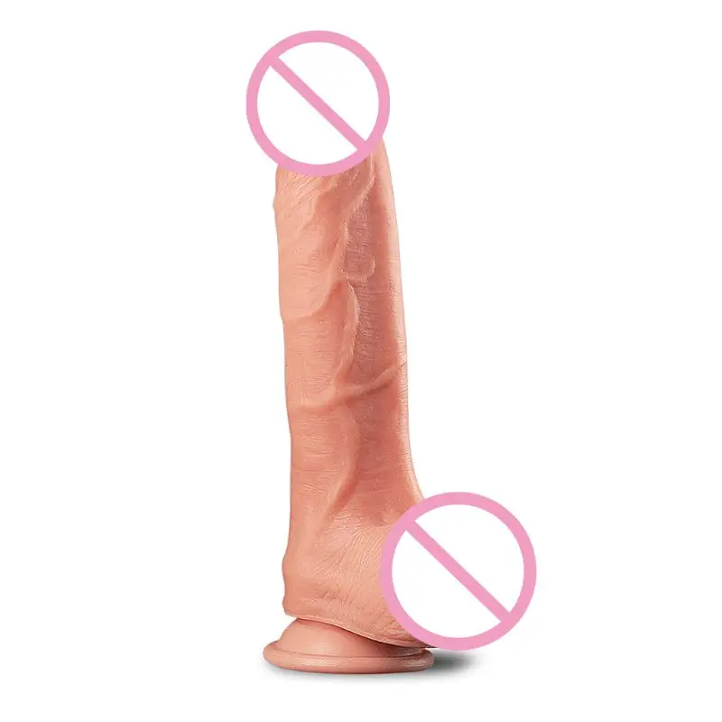 6-дюймовый реалистичный фаллоимитатор силиконовый член с полными шариками и