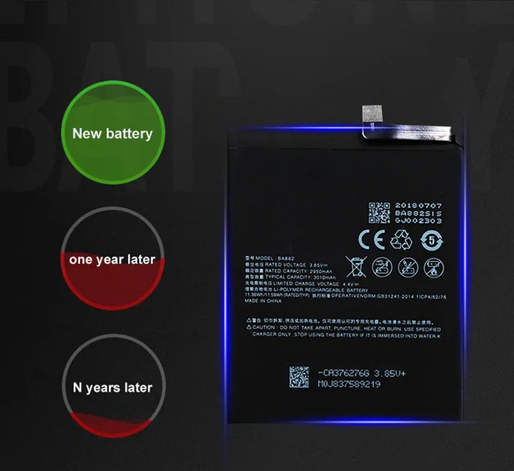Meizu BA882 3010 мАч новая производственная батарея для Meizu 16 16TM 16TH телефон высокое качество батарея+ номер отслеживания