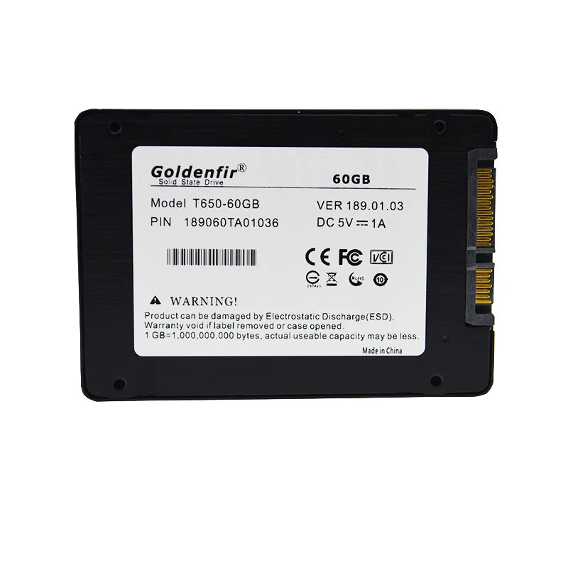 New arrival newest SSD 60GB goldenfir solid state drive hard 60g 64g ssd disk for desktop notebook | Компьютеры и офис