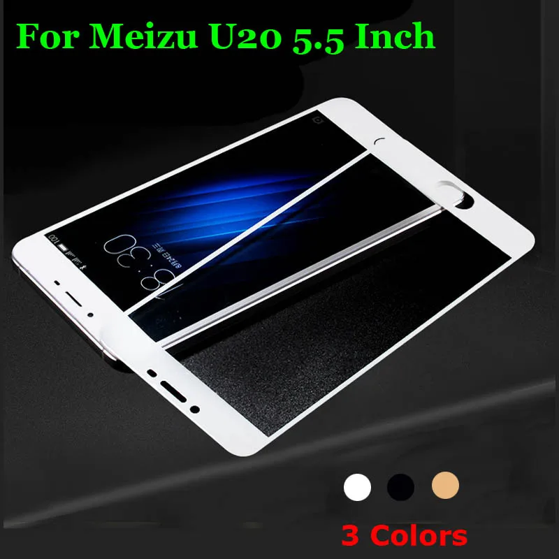 

Для Meizu U20 5,5 "Полное покрытие закаленное стекло 9H 2.5D Премиум Защитная пленка для экрана для Meizu U20 5,5 дюймов