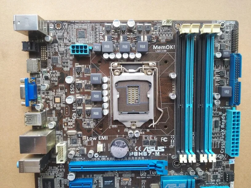 Used Asus P8H67-M Desktop Motherboard H67 Socket LGA 1155 i3 i5 i7 DDR3 32G uATX | Компьютеры и офис