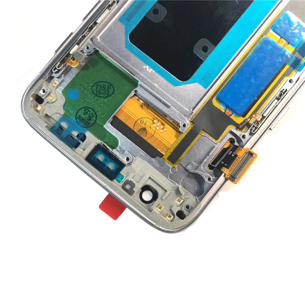 5 ''Супер AMOLED LCD с рамкой для SAMSUNG Galaxy s7 edge G935 G935F сенсорный экран дигитайзер
