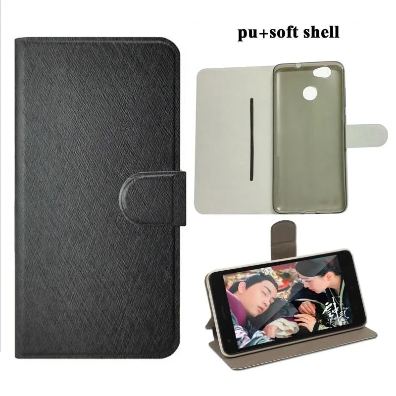 Просто Мода Флип PU Leather Case For Blackview E7 Случаях С Подставкой грязезащищенная