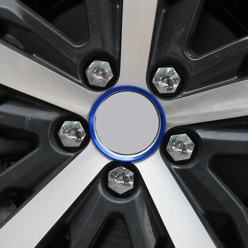 4 шт./компл. наклейка на крышку ступицы колеса декоративное круглое кольцо для