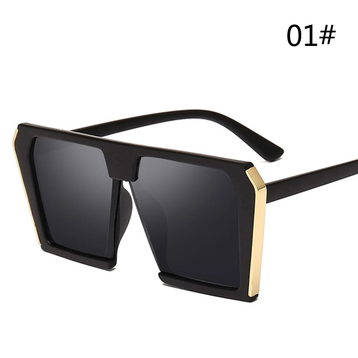 Evrfelan роскошные большие солнцезащитные очки женские gafas крутые большие линзы очки oculos Мужские квадратные солнцезащитные очки UV400 - Цвет линз: 01