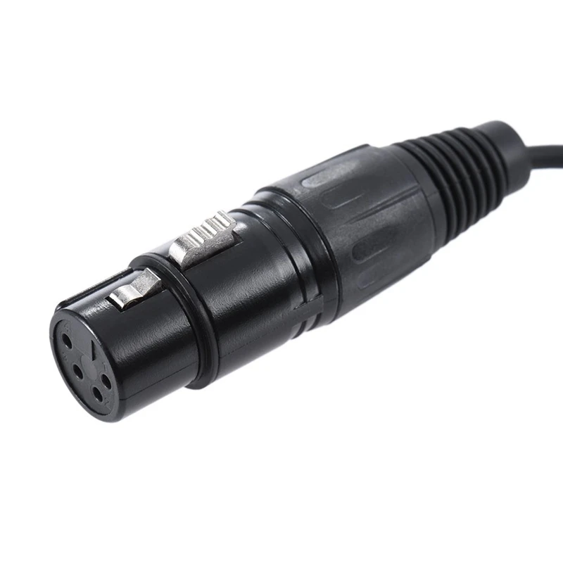 D Tap для Xlr 4 контактный разъем адаптера Питание кабель Шнур v образного крепления