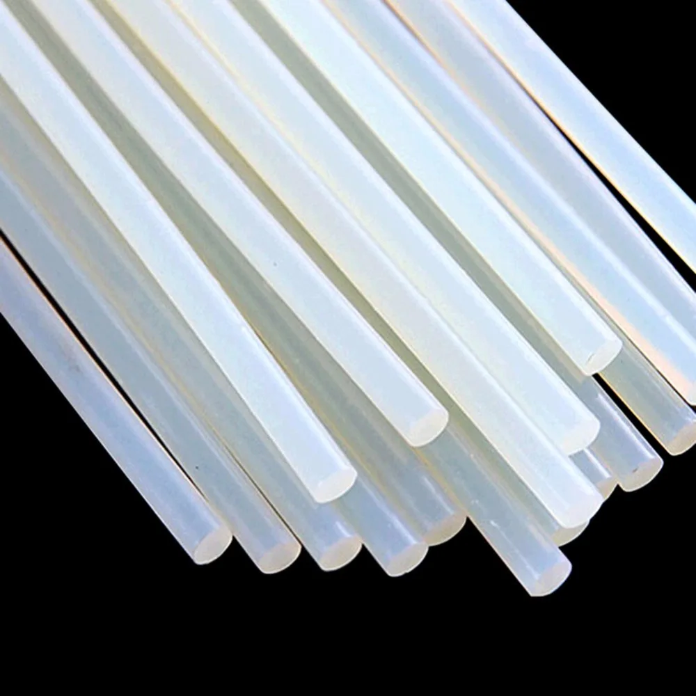 10 шт./лот прозрачный клей карандаш для термоплавкого клея высокомощного