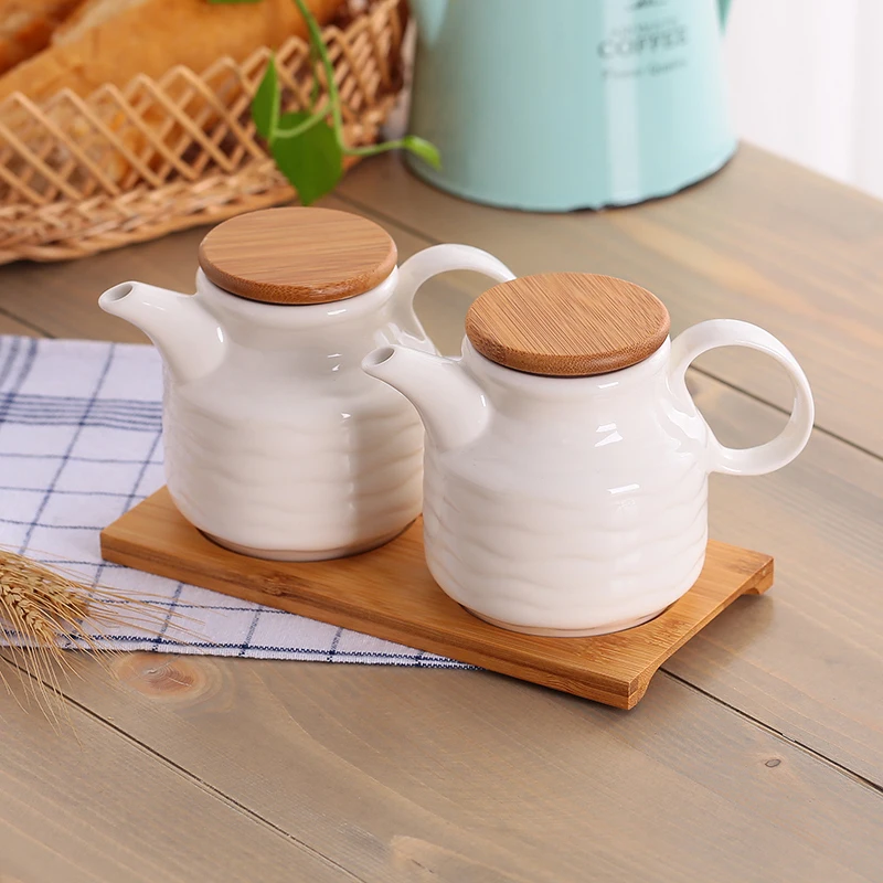 Cearmic домашний кухонный флакон для оливкового масла уксус соевый диспенсер для соусов бутылки 2 шт. в 1 комплект