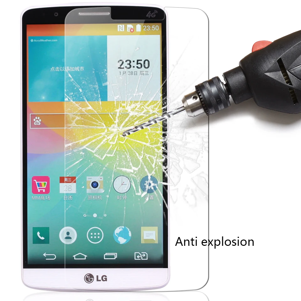 Wolfsay 2 шт для стекла LG G3 Защитная пленка экрана из закаленного D855 D850 D851 телефона с