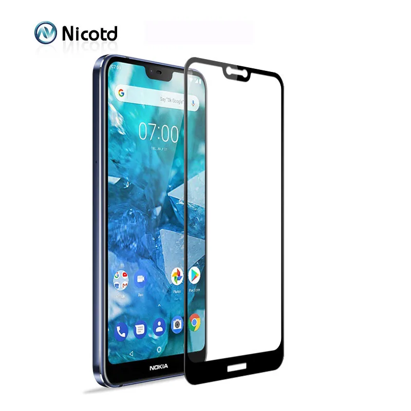 Nicodd для Nokia 3,2 4,2 6 8 7 закаленное стекло для защиты экрана полное покрытие стекло Защитная пленка для Nokia 9 3,1 7,1 Plus 3 5