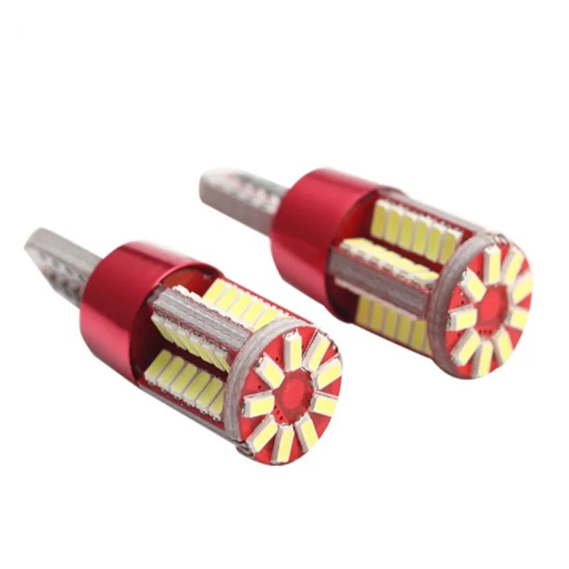 10x T10 168 192 W5W 57 SMD 3014 LED Canbus без ошибок лампа для парковки 57smd с клиновидным