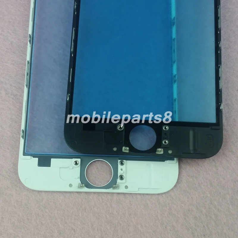 10 шт./партия бесплатная доставка стекло с рамкой для iPhone 7 4 &quot внешнее заменой