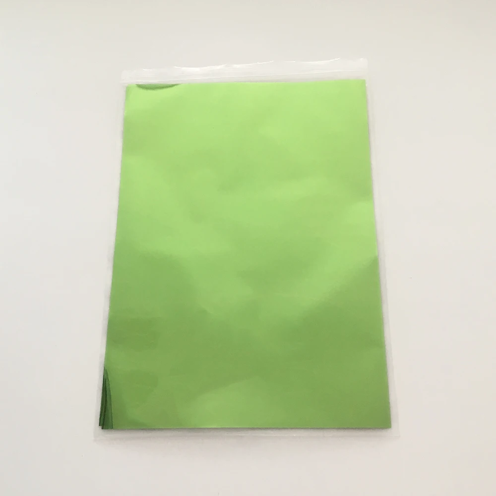 Myfoils A4 50 листов/пакет зеленая фольга по бумаге горячее тиснение фольгой лазерный