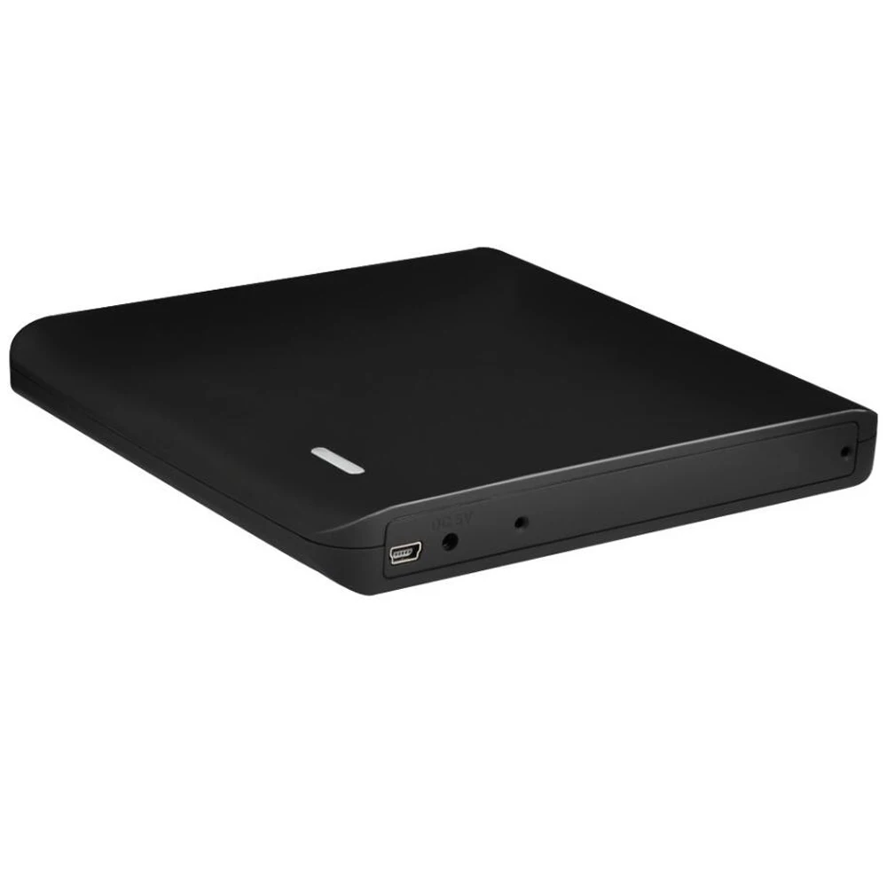 12 7 мм USB 2 0 DVD привод Внешние оптические диски Корпус SATA к внешний корпус для