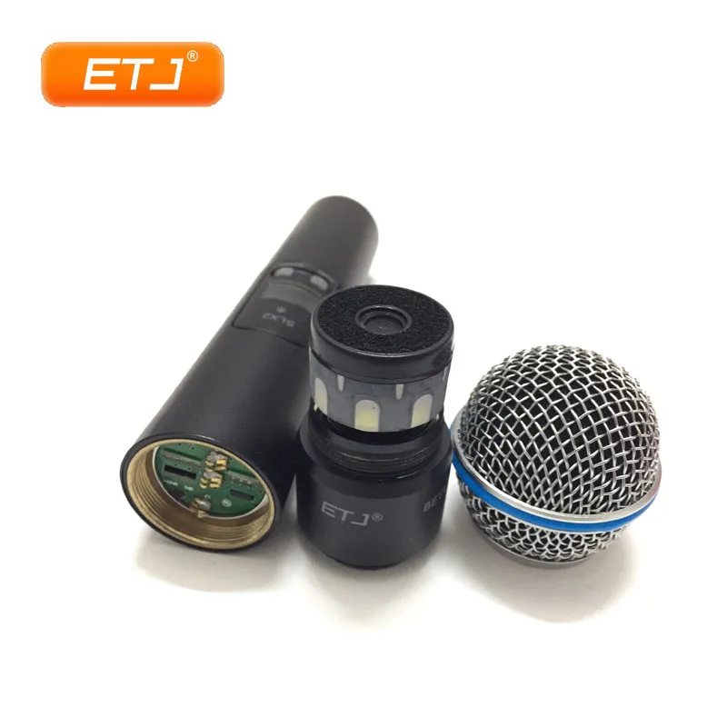 SLX Беспроводной микрофон SLX4 SLX24 Beta58 SM 58 UHF Беспроводной Караоке ручной микрофон с упаковочная алюминиевая коробка