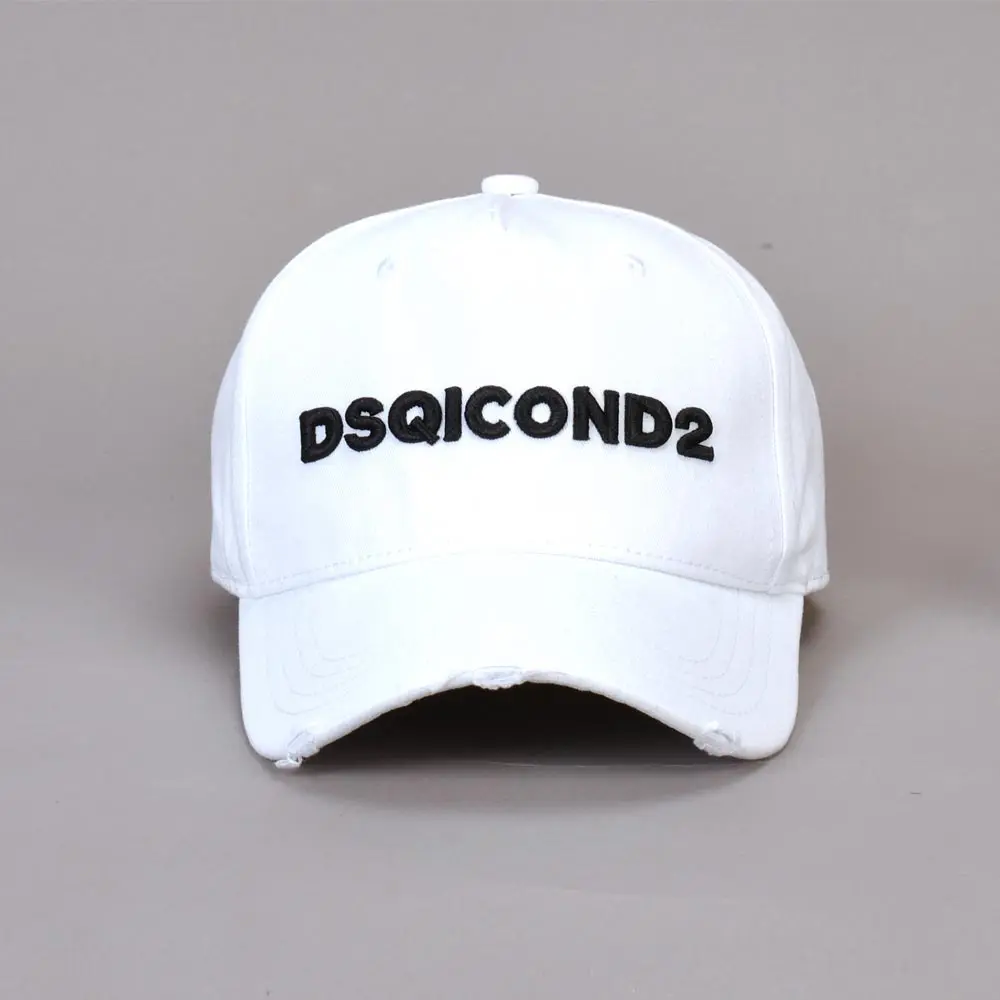 DSQICOND2 бренд DSQ икона Casquette Dad хип-хоп кепка-бейсболка однотонные шапки с буквенным