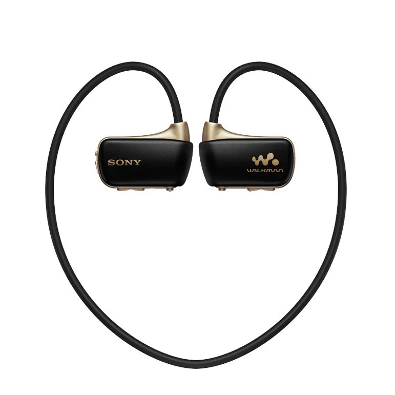 Б/у, sony NWZ-W273S 4 Гб Водонепроницаемый все-в-одном MP3-плеер-черный на голову плеер 4 ГБ