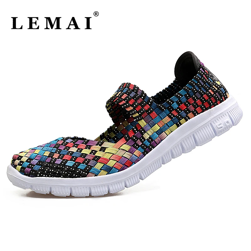 LEMAI 9 цветов Женская тканевая спортивная обувь для бега летние женские кроссовки
