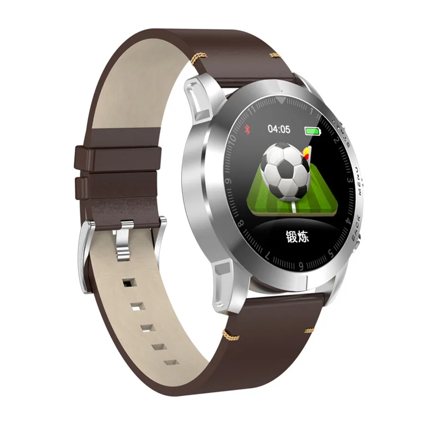DTNO.1 S10 Smart Watch 1.3'' IP68 Waterproof Bluetooth 4.2 Smartwatch Heart Rate Monitoring Compass Sport Watch for Android iOS - Цвет: Прозрачный