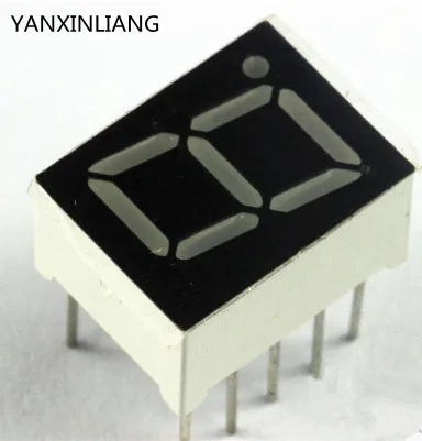 

10PCS 0.56inches 7 Segment 1 Digital LED Display Super Red Common Cathode