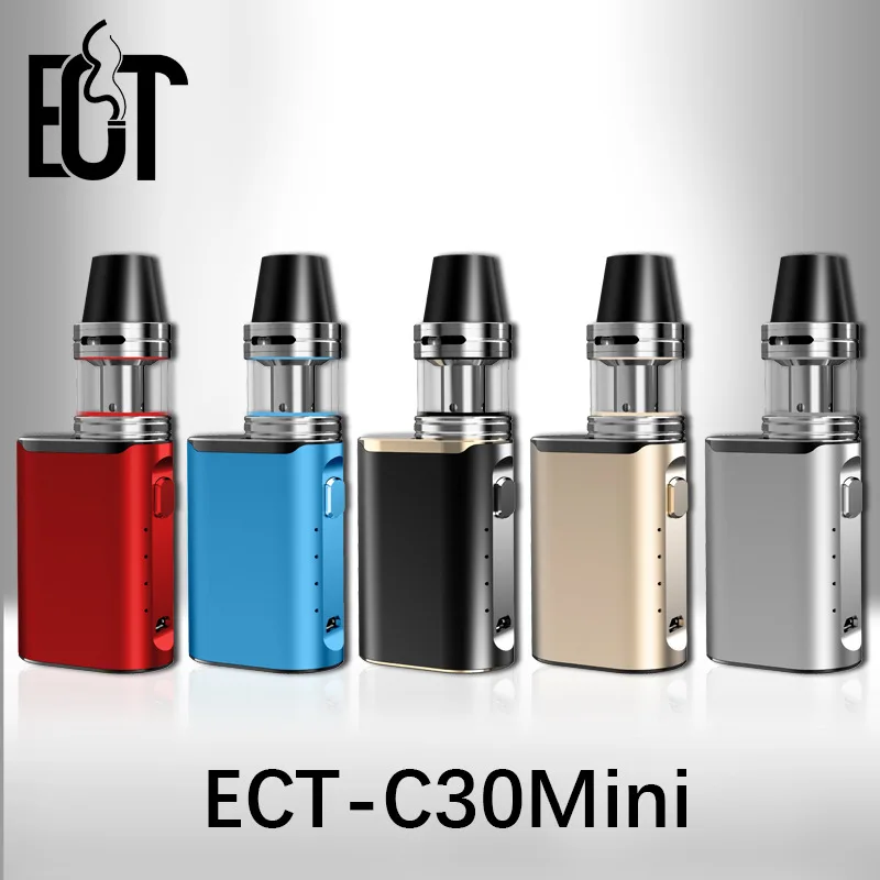 ECT005 оригинальный набор электронных сигарет с ECT C30 мини батарейный отсек Kenjoy Met